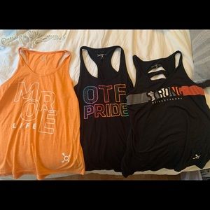 Orange theory tank tops - xs